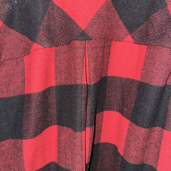 Torrid Wool Longline Buffalo Plaid Collared Shacket - Picture 7 of 10